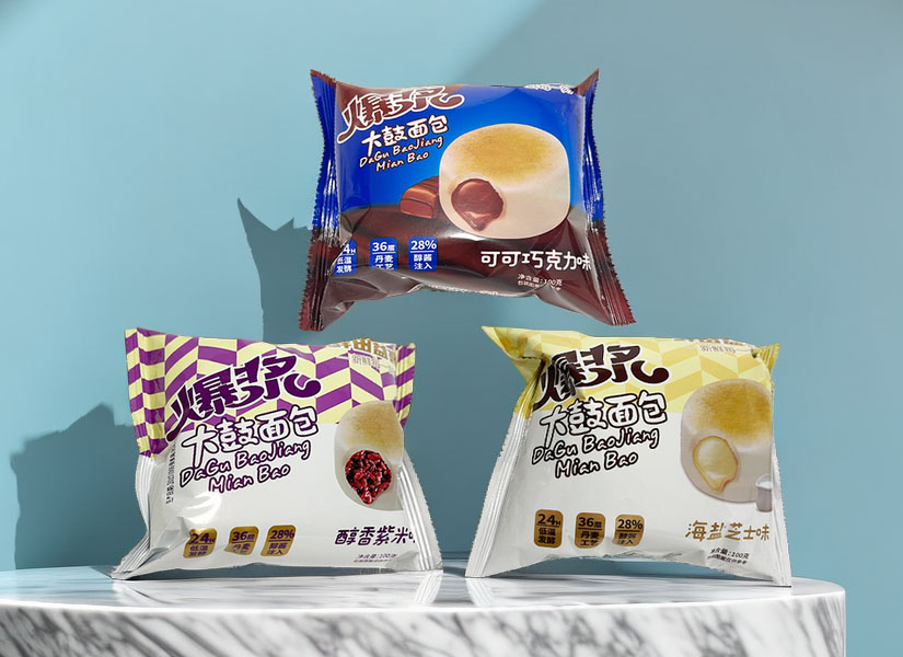 丽娜食品：爆浆大鼓面包，看得见的浓浓厚实夹心