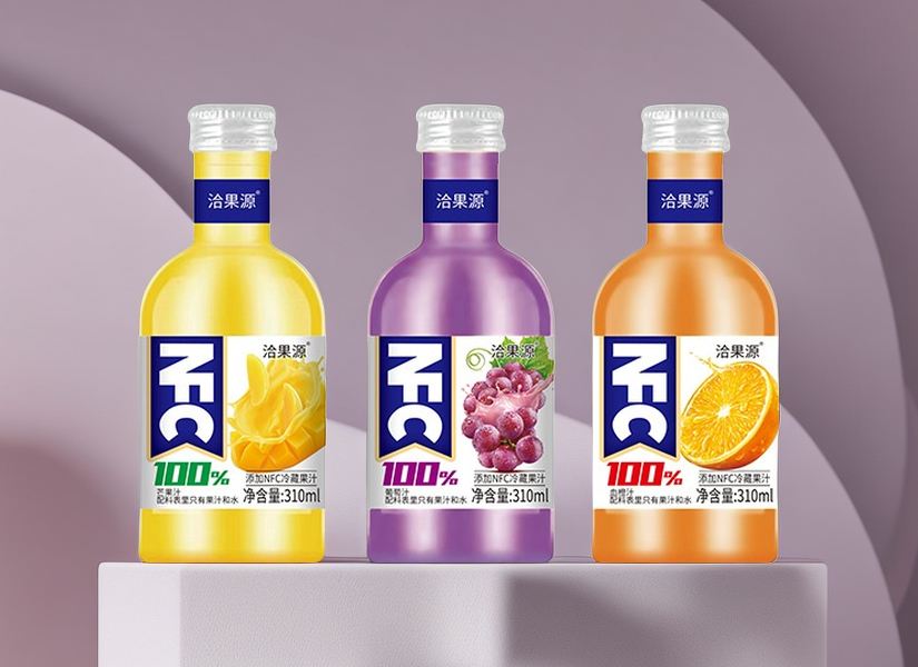 洽果源NFC果汁饮料，占领终端市场，领跑行业发展