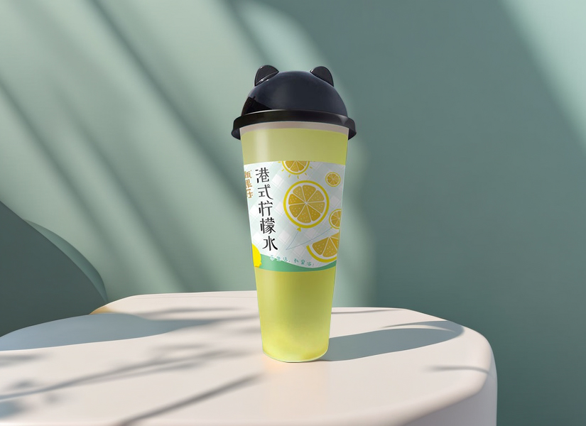甄果乐港式柠檬水，果汁含量高，口感细腻爽滑