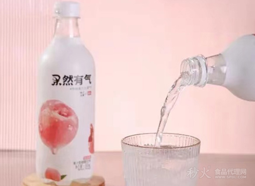 果然有气果汁汽水蜜桃味