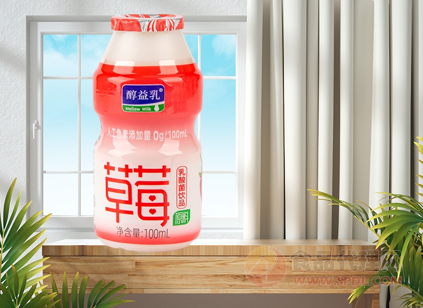 养歆丹东草莓乳酸菌饮品