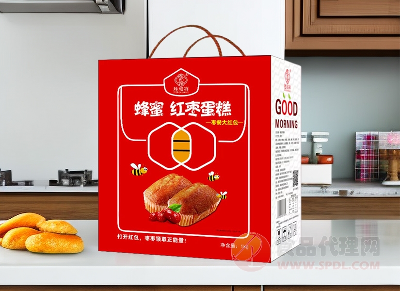 胜和祥蜂蜜红枣蛋糕礼盒