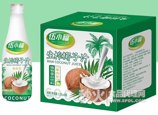 伍小福生榨椰子汁，加码椰汁市场，助力椰汁品类新增长