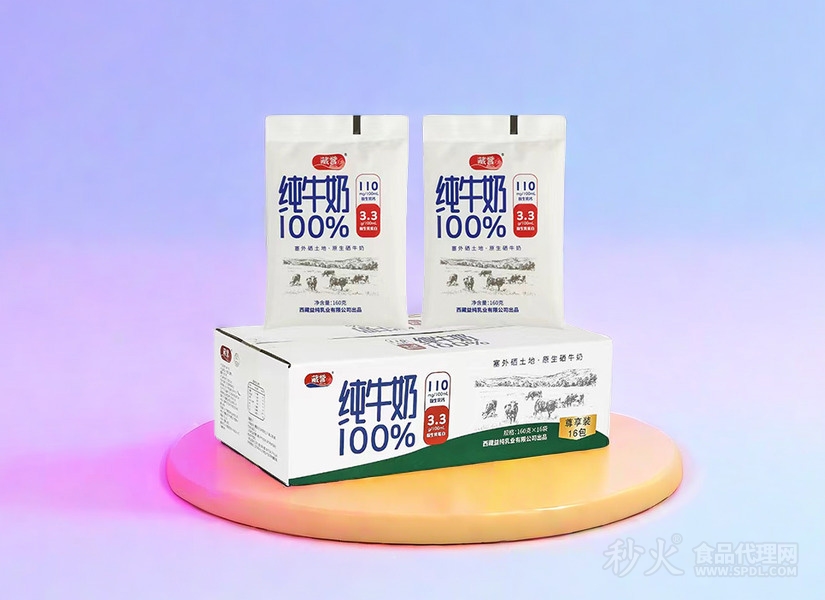 藏誉纯牛奶160g