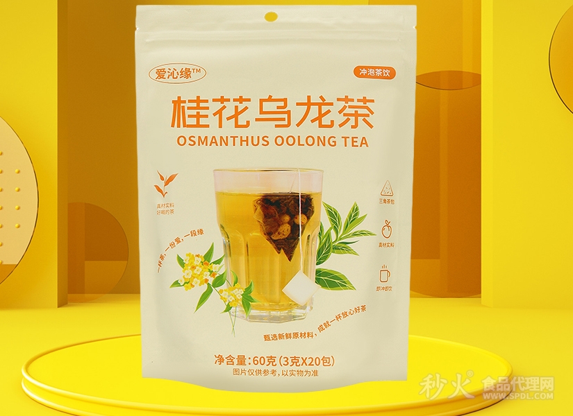 爱沁源桂花乌龙茶60g