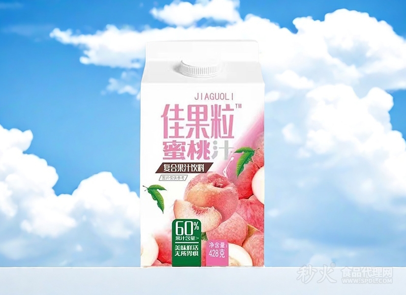 佳果粒蜜桃汁饮料