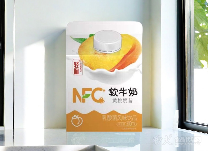 轻吻NFC黄桃软牛奶