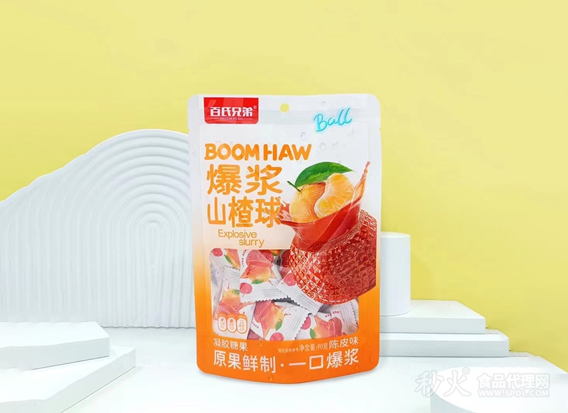 百氏兄弟爆浆山楂球陈皮味
