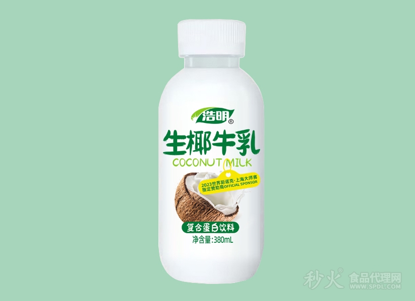 浩明生椰牛乳380ml