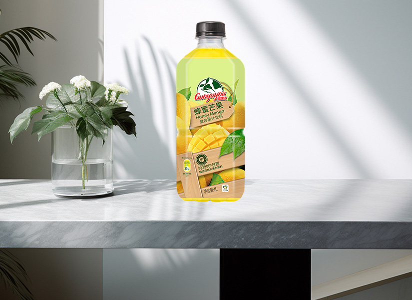 果遇优蜂蜜芒果果汁，百分纯天然，味道独特又健康