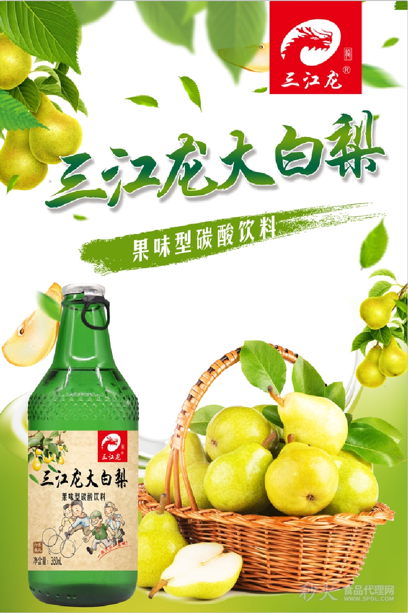 大白梨果味型碳酸饮料