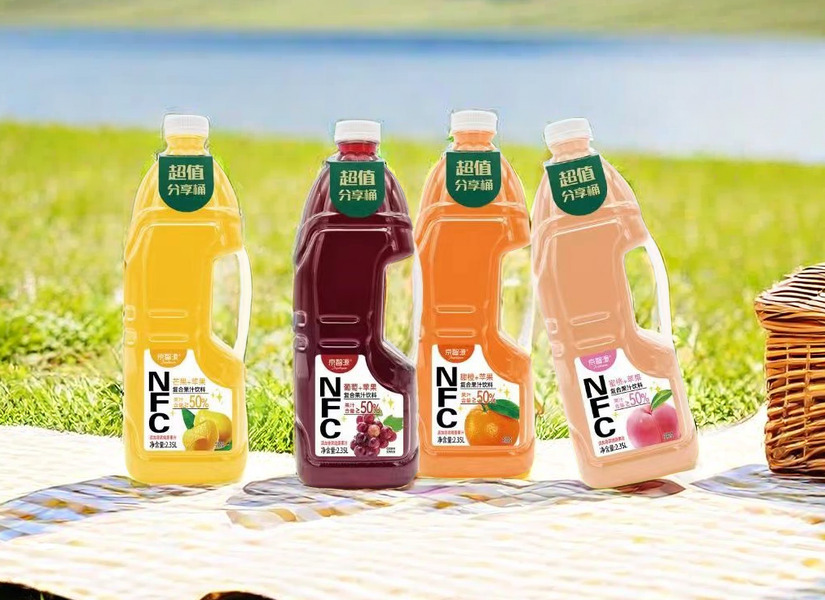 京智源NFC复合果汁饮料，口感新鲜，果香四溢