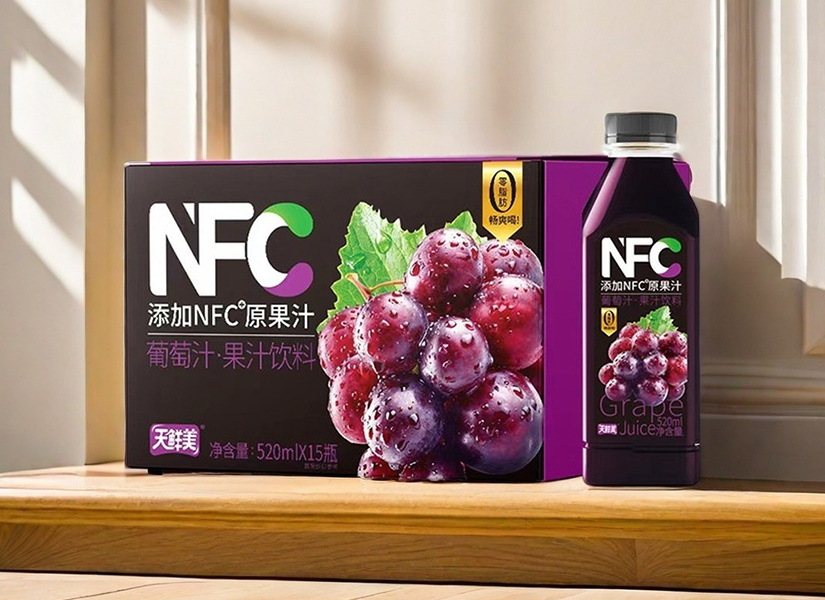 天鮮美NFC果汁飲料，置身果園之中，盡享天然果香